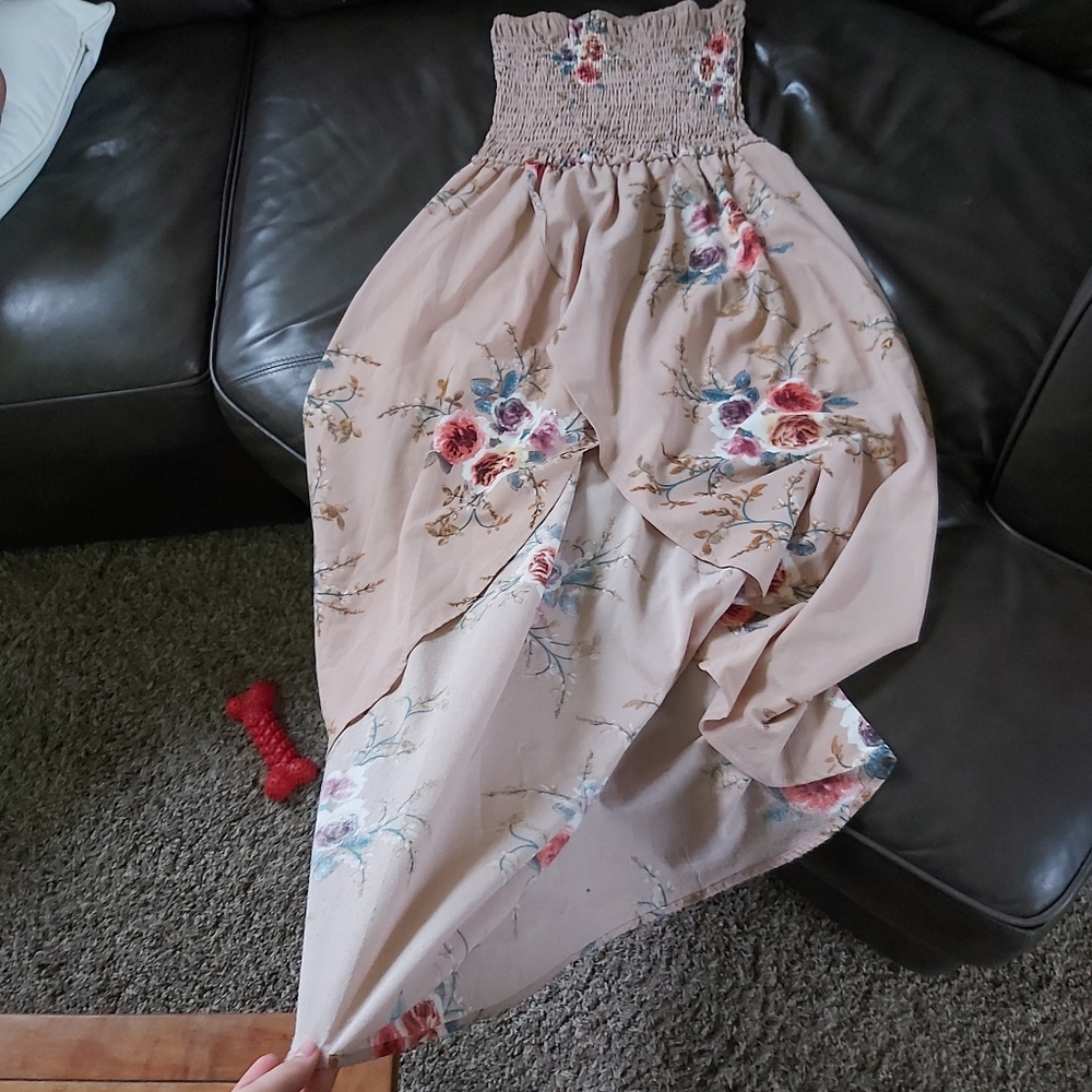 Hi Lo Floral Dress - Picture 2 of 2